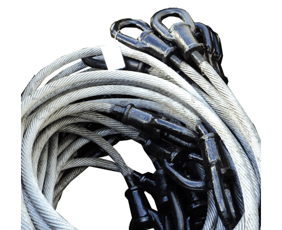 Трос буксирный с коушами 537-3907010